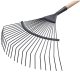 Flexible steel leaf rake 22 T 1