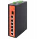 Wi-Tek WI-PMS305GF-I łącza sieciowe Zarządzany L2 Gigabit Ethernet (10/100/1000) Obsługa PoE Czarny, Pomarańczowy 1