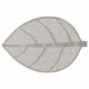 PLASEMENT LEAF 50X33CM GREY 118842K 1