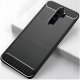 Etui do Xiaomi Redmi Note 8 Pro (Czarne, Karbon, Pancerne, Plecki)   Szkło 1