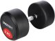 Hantla gumowana 37,5 kg UNDERFIT do ćwiczeń siłowych fitness 1