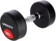 Hantla gumowana 10 kg UNDERFIT do ćwiczeń siłowych fitness 1