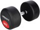 Hantla gumowana 35 kg UNDERFIT do ćwiczeń siłowych fitness 1