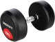 Hantla gumowana 20 kg UNDERFIT do ćwiczeń siłowych fitness 1