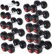 Zestaw hantli gumowanych UNDERFIT 2 x 1-10 kg 10 par (110 kg) siłownia 1