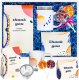 Personalizowany Box Thank You - kawa smakowa, herbata sypana, kubek, zaparzacz, lizaki, etykieta z personalizowanym nadrukiem na prezent upominek podziękowanie 1