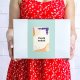 Personalizowany Box Thank You - kawa smakowa, herbata sypana, kubek, zaparzacz, lizaki, etykieta z personalizowanym nadrukiem na prezent upominek podziękowanie 3