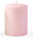 Świeca CLASSIC CANDLES Walec duży 7xh17,5cm różowa parafinowa 2