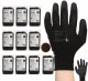 Rękawice Robocze MERCATOR Tech Black+Black PU - 120 Par (7 - S) 10