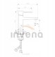 Invena bateria umywalkowa Glamour, chrom BU-02-001-V 1