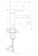Invena bateria umywalkowa Glamour, chrom BU-02-001-V 2
