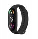 Braders Pasek silikonowy do XIAOMI Mi Band 5 / 6 / 7 czarny (01) 1