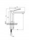 Invena bateria umywalkowa Neri Plus, miedź BU-P1-014-L 2