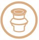 Invena bateria umywalkowa Neri Plus, miedź BU-P1-014-L 6