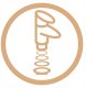 Invena bateria umywalkowa Neri Plus, miedź BU-P1-014-L 7