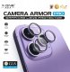 Szkło szafirowe X-ONE na obiektyw aparatu Camera Armor Pro - do iPhone 16e (SE 4 2025) 3