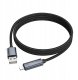 Kabel USB A do Lightning Hoco 2,4A z wyświetlaczem 1 m X112 czarny 4