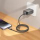 Kabel USB A do Lightning Hoco 2,4A z wyświetlaczem 1 m X112 czarny 6