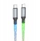 Kabel USB Hoco USB-C - USB-C 1 m Szary 1