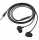 Słuchawki Hoco Słuchawki przewodowe douszne Jack 3,5 mm M116 czarne 3