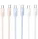 Kabel USB C do USB C Hoco 3A 60W 1 m X114 różowy 2