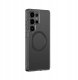 Etui silikonowe AMAZINGTHING Minimal Mag Case z pierścieniem magnetycznym do Samsung Galaxy S25 Ultra - czarne 1