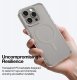 Etui silikonowe AMAZINGTHING Titan Pro Mag Case z pierścieniem magnetycznym do iPhone 16 Pro Max - szare 4