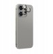 Szkło hartowane AMAZINGTHING AR Aluminium 3 Lens Glass z ramką na soczewki aparatu do iPhone 16 Pro / 16 Pro Max - szare 1