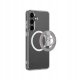 Etui silikonowe AMAZINGTHING Minimal Mag Case z pierścieniem magnetycznym i ringiem magnetycznym do Samsung Galaxy S25 - przezroczyste 1