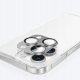 Szkło hartowane AMAZINGTHING Aviation-Grade Alloy Lens na wyspę aparatu do iPhone 16 Pro / 16 Pro Max - szare 8