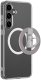 Etui silikonowe AMAZINGTHING Minimal Mag Case z pierścieniem magnetycznym i ringiem magnetycznym do Samsung Galaxy S25+ - przezroczyste 1