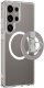 Etui silikonowe AMAZINGTHING Minimal Mag Case z pierścieniem magnetycznym i ringiem magnetycznym do Samsung Galaxy S25 Ultra - przezroczyste 1