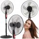 WIATRAK WENTYLATOR STOJĄCY REGULACJA OSCYLACJA CICHY MOCNY 45W 45CM WYSOKI 1
