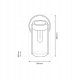 EKO-LIGHT EKO0725 VIVI 3000K IP44 Czarny Kinkiet Solarny 4