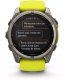 Zegarek sportowy Garmin Fenix 8 Solar Sapphire Żółty  (010-02907-21) 13