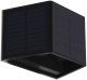 EKO-LIGHT KINKIET SOLARNY 50LM 6000K IP54 CZARNY PREMIUM WYSOKA JAKOŚĆ 1