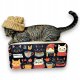 Mruu&Pruu Drapak czarny zimowe kotki Drapak dla kota 46x21x30 cm 1