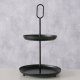 Boltze Patera na ciasto GOGO, metalowa, wys. 34 cm 2