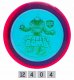 Discgolf DISCMANIA Distance Driver C-LINE PD2 Gravity Bomb Teal/Red 12/4/0/4 2