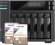 Serwer plików Asustor LOCKERSTOR 6 AS6706T 6-bay, Intel Celeron N5105 Czterordzeniowy 2.0GHz, 8GB RAM DDR4. 4x M.2 PCIe (NVMe), 2x 2.5 GbE. 2x USB 3.2. HDMI 2.0b, 1x PCIe + 2x 8TB HDWG480UZSVA 1