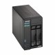 Serwer plików Asustor LOCKERSTOR 2 AS6702T 2-bay, Intel Celeron N5105 Czterordzeniowy 2.0GHz, 16GB RAM DDR4. 4x M.2 PCIe (NVMe), 2x 2.5 GbE. 2x USB 3.2. HDMI 2.0b 1