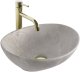 Umywalka nablatowa Rea Sofia Beige Matt 1