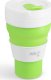 NILS NC4103 KUBEK SILIKONOWY SKŁADANY 600 ML JASNO ZIELONY 1