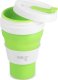 NILS NC4103 KUBEK SILIKONOWY SKŁADANY 600 ML JASNO ZIELONY 3