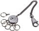TROIKA Schlüsselanhänger PATENT CHAIN black chrome 2