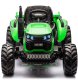 Lean Cars Traktor Na Akumulator HC-306 Z Przyczepą Jasno Zielony 24V 3