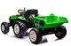 Lean Cars Traktor Na Akumulator HC-306 Z Przyczepą Jasno Zielony 24V 6