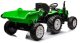 Lean Cars Traktor Na Akumulator HC-306 Z Przyczepą Jasno Zielony 24V 8