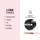 Statybinis gelis nagams SINCERO SALON, Pearl white, 15 ml 2