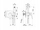 4529-512-61 / KFA / MALAGA /  BATERIA BIDETOWA , PODTYNKOWA!, ŚCIENNA , PVD GUN METAL GREY / 1